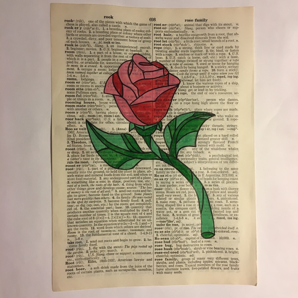 FOR MEG Beauty and the Beast Rose 🌹